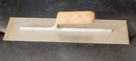 16x4 inch stainless steel finishing trowel/Llana de acabado de acero inoxidable