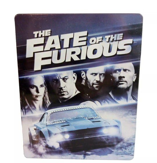 The Fate of the Furious L.E. Blu-ray & DVD Steelbook 2017 No Scratches On 2 Disc