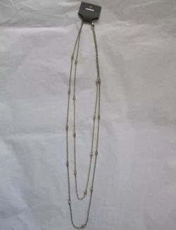 New Express Double Layered Necklace In Gold