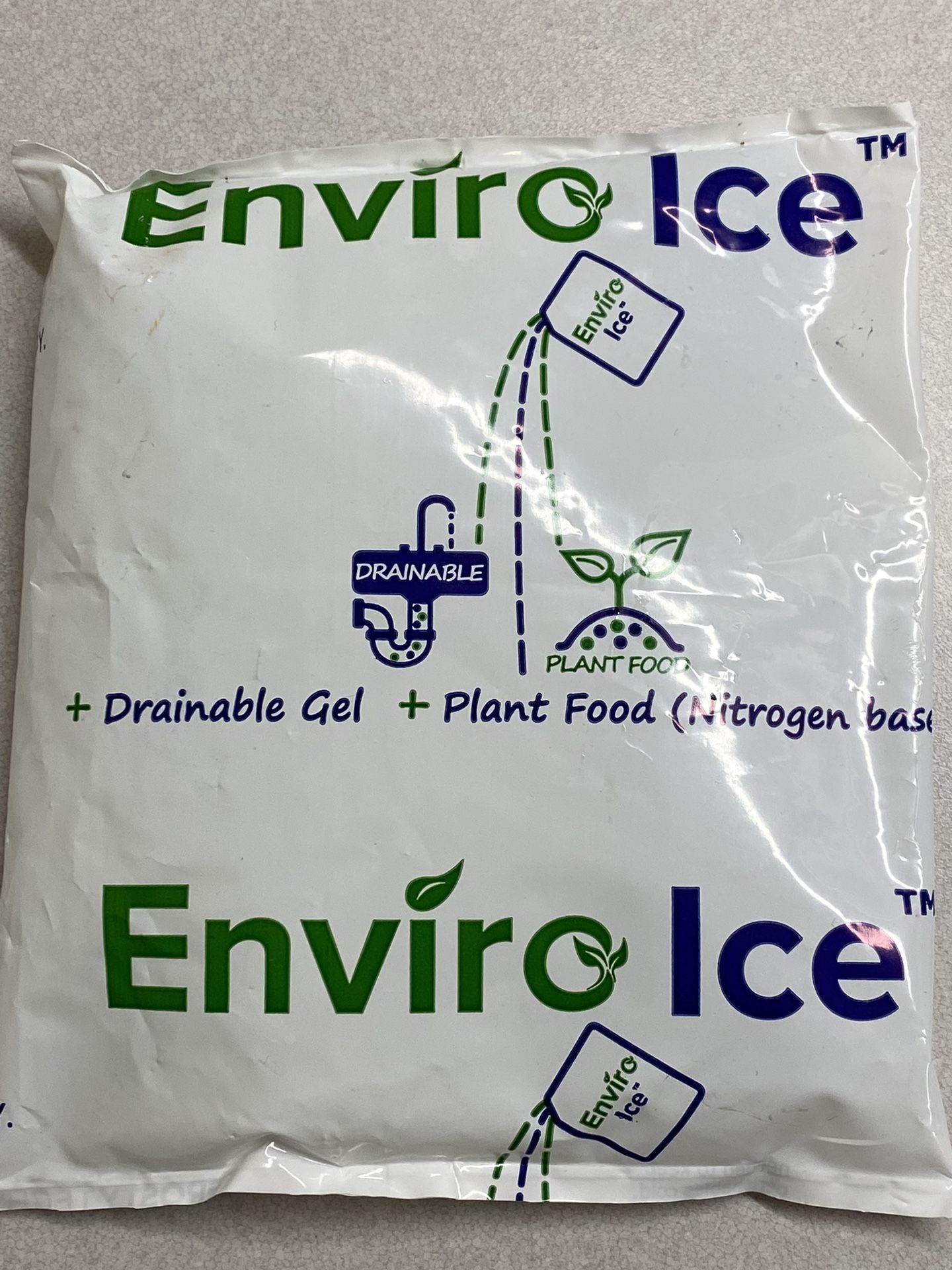 Reusable Enviro Ice Packs/ NITROGEN GEL PLANT FOOD