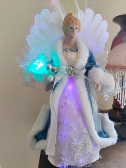 Angel Fiber Christmas Tree Topper