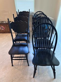8 farmhouse chairs