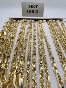 Christmas holiday sales! 14K Gold Milano Chains! Last restock for the year.See description for sizes