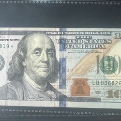 100 dollar bill