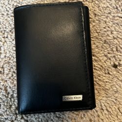 Black Calvin Klein Leather Wallet
