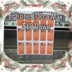 iPhone 17 Pro Max Orange ((Take It Home In Payments/ llévatelo a casa en pagos) 