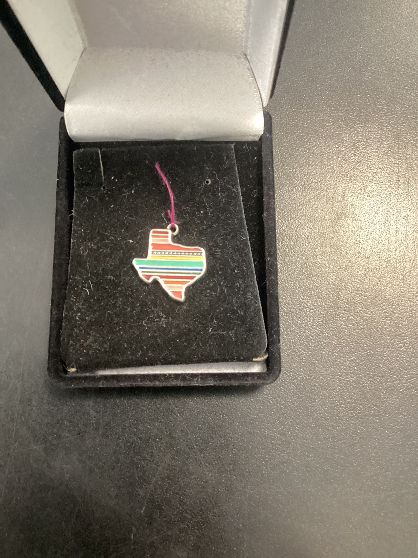 James Avery 925 Silver Texas Enamel Serape Charm