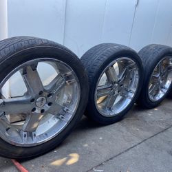 22" Rims Wheel and Tires