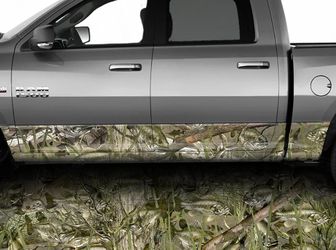 Speed Demon Hot Rod Camo Bass Truck Wrap