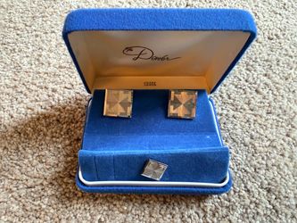Donver swank men’s cufflinks and tie pin