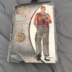 Cougar Hunter Jumpsuit Costume