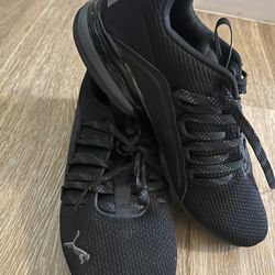 Puma Axelion Refresh Wide Running  Mens Black COOL DARK GRAY SIZE 9