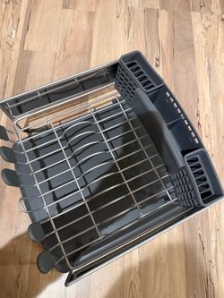 Dish Drying Rack with Utensil Holder