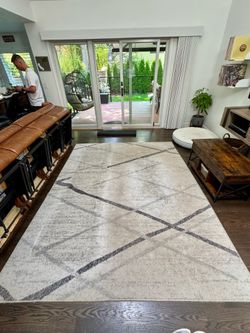 Area Rug: 7’9” x 6’9”