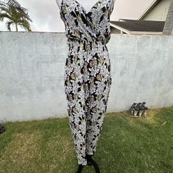 PreOwned Ava Sky Pullover Jumpsuits Romper Women's S Hawaiian Dress One Piece