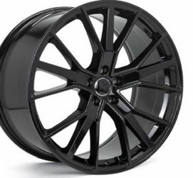Audi 21x9  30 offset new blk RS style rims set
