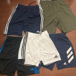 Sports Shorts (4 Adidas/1 Nike)