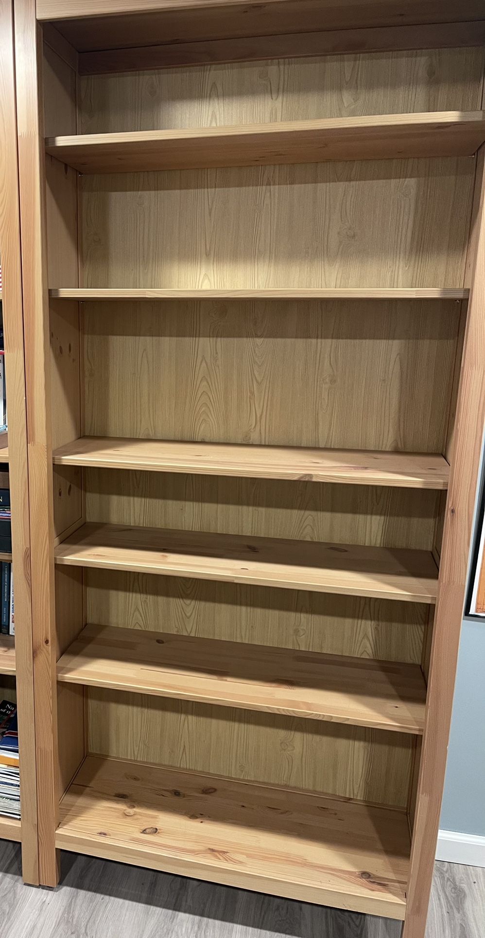 One Ikea Hemnes Bookshelf, Matching Desk Available 