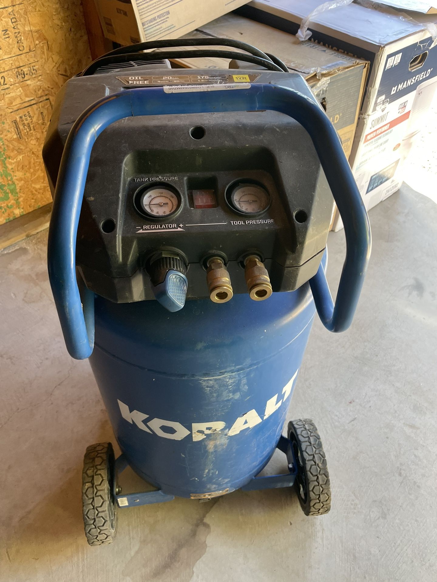 Kobalt Air Compressor 20gal
