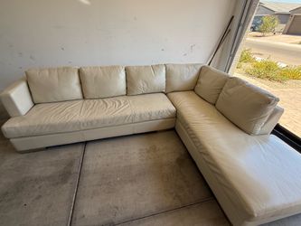 Leather couch
