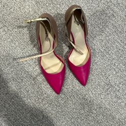 Pink And Gold Heels