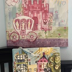 Girls Artwork Set - 3 Pieces 