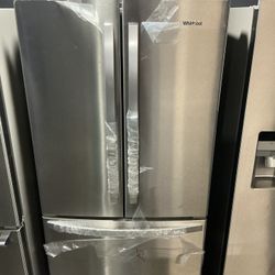 Whirlpool 36 in. 25.2 cu. ft. Standard Depth French Door Refrigerator in Fingerprint Resistant Stainless Steel