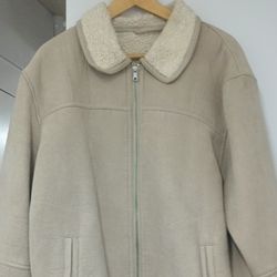 Liz Claiborne  Sherpa Leather Jacket XL Women's/Chamarra De Marca Liz Claiborne XL