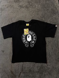 BAPE × Chrome Hearts T-shirt 'Black'