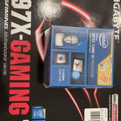 Intel i5-4690k with  Gigabyte Motherboard