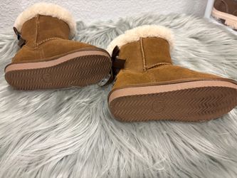Lamo Suede Winter Boots with Sherpa Cuff