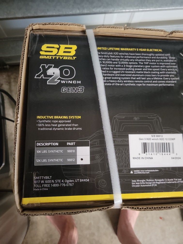 SB X20 WINCH GEN3