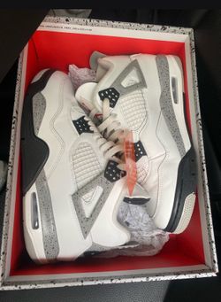 Air Jordan 4 “White Cement”size 9 180$