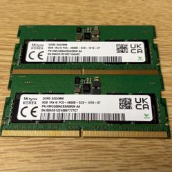 DDR5 Ram 2x8 Gb- 16 Gb Kit
