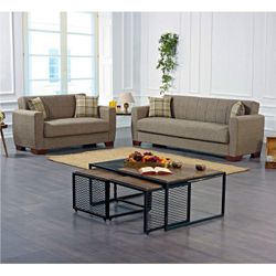 ⭐ 3-IN-1 SOFA & LOVESEAT SET! ⭐  Sit • Sleep • Storage in BOTH pieces!