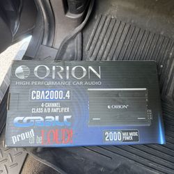 Orion 4 Channel Amp 