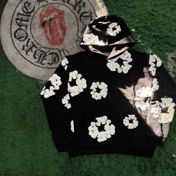 Denim Tear Hoodie Black 