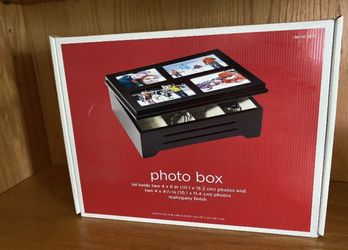 NEW Storage/jewelry Box With Photo display Top
