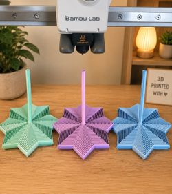 3D Printed Articulated Star Fidget Toy | Sensory Desk Toy | Stress Relief | Flexible Geometric Star Gift