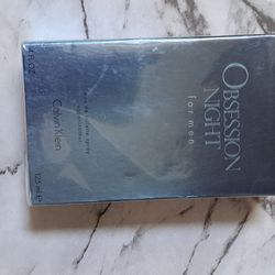NEW & SEALED " CALVIN KLEIN OBSESSION NIGHT MEN'S 4 0Z. SPRAY  30$
