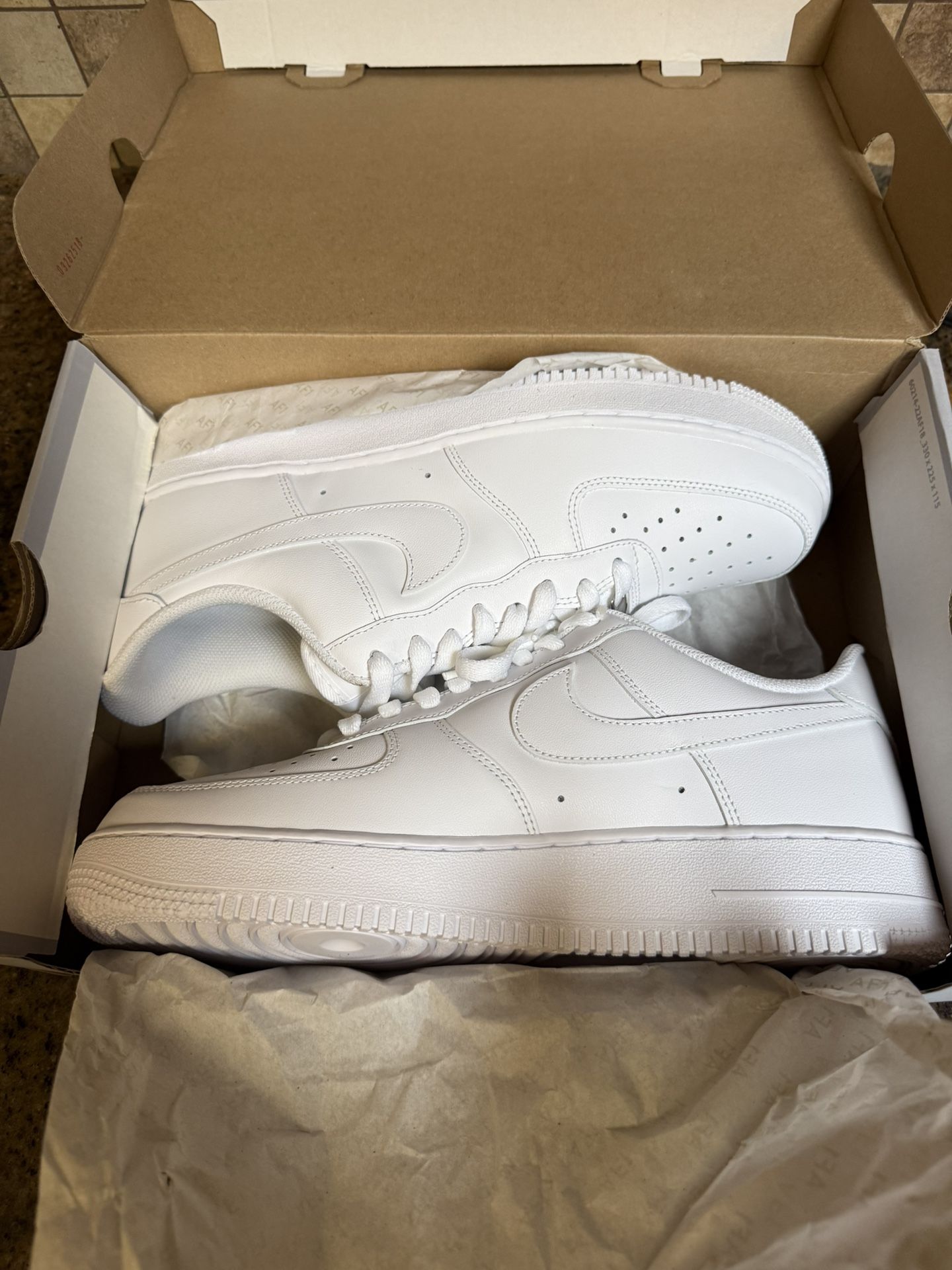 DS White AF1 Size 10.5