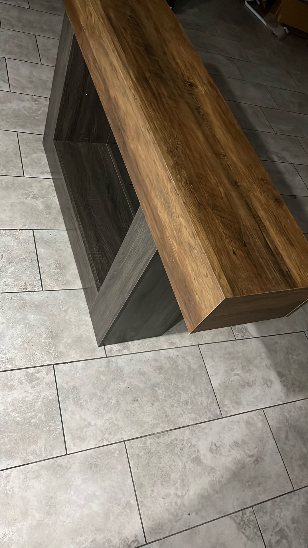 Wood Tv Display Or Halllway Island