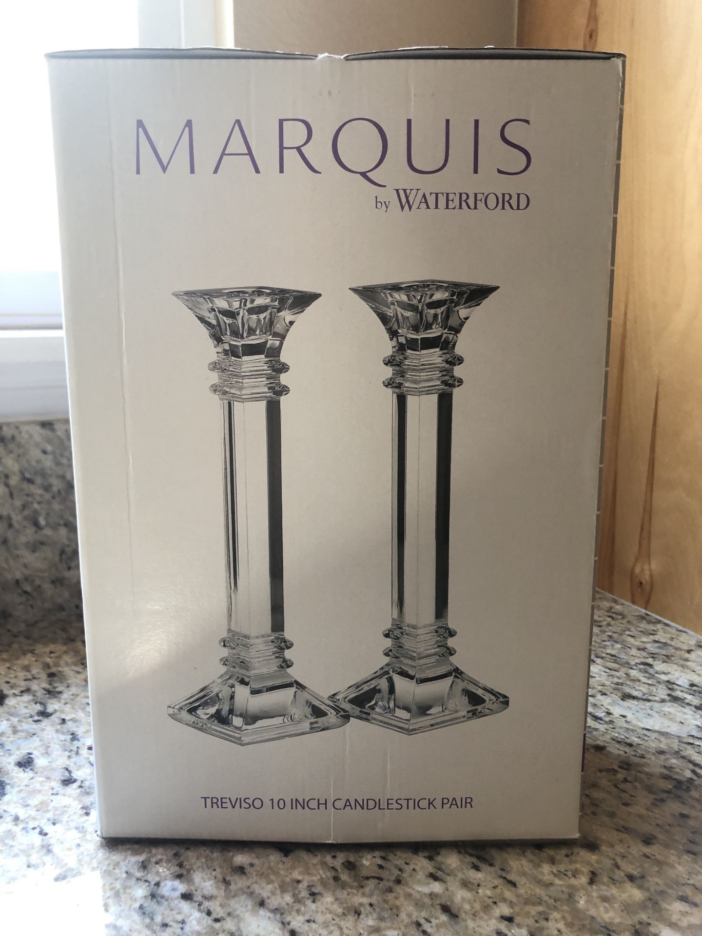 Waterford crystal 10” candlestick