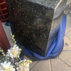 Green Granite stone coffee table 