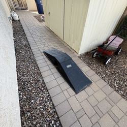 bmx,scooter, and mountain bike ramp. 