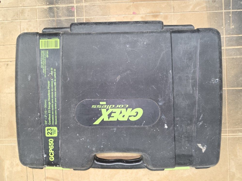 Grex gcp650 Cordless 23 Ga Headless Pinner