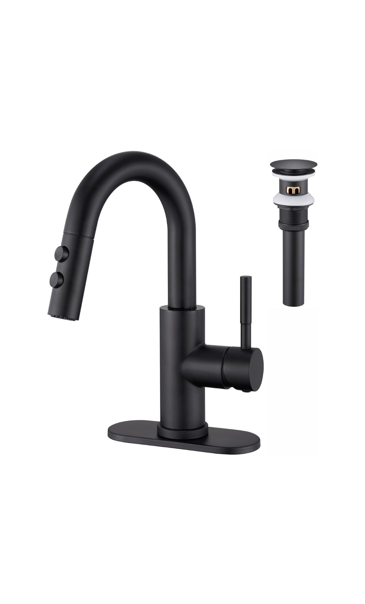 Bathroom Sink Faucet with Pull Down Sprayer (New in Box)