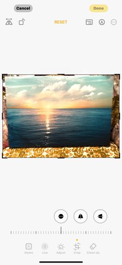 Modern canvas painting framed