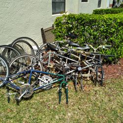 Lot Of Vintage Cro-Mo Bikes  USA Made