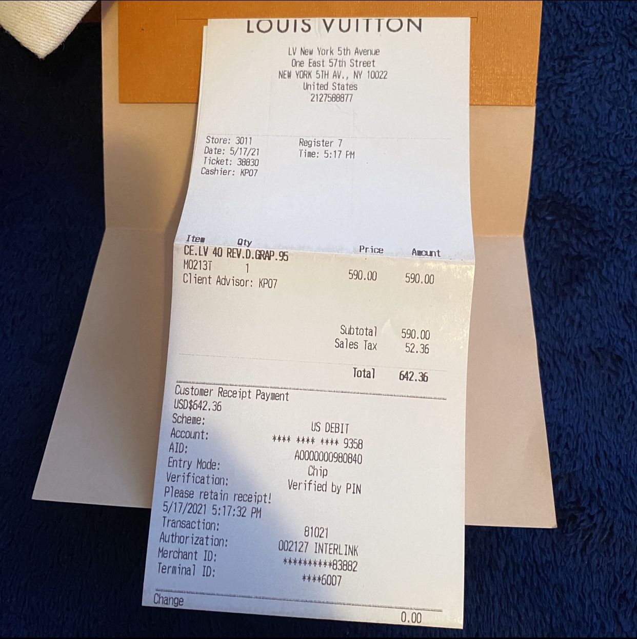 $300  LOUIS VUITTON BELT * COMES WITH RECEIPT for Sale in The
